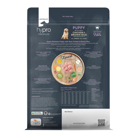 Hypro Premium Wholesome Grains Chicken & Brown Rice Puppy Dry Dog Food 20kg
