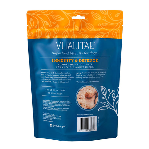 Vitalitae Immunity & Defence Superfood Biscuits Dog Treat 350g