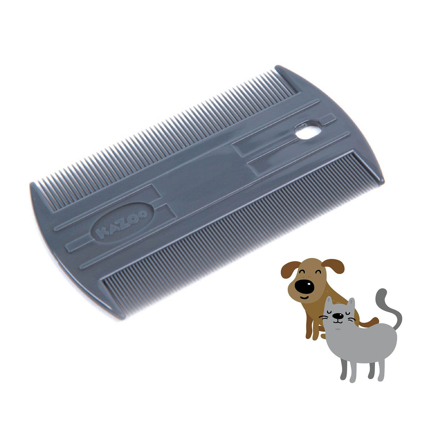 Kazoo Double Sided Flea Comb for Dogs Cats