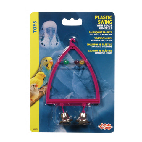 Living World Plastic Bird Swing with Bells