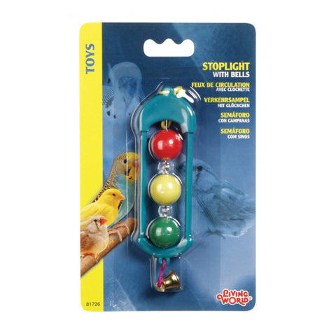Living World Stoplight with Bells Bird Toy