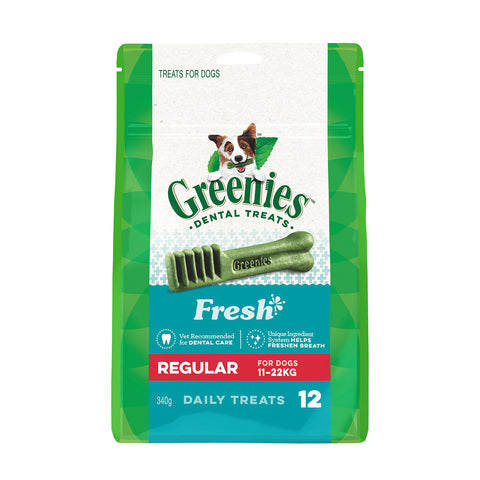 Greenies Fresh Regular Dental Dog Treat 340g