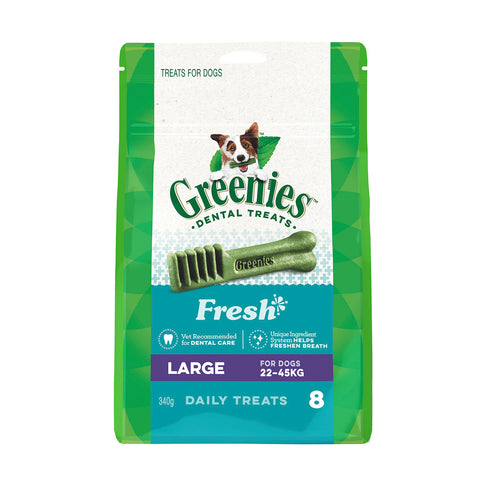 Greenies Fresh Large Dental Dog Treat 340g