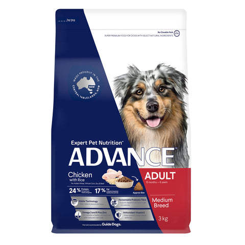 Advance Medium Chicken & Rice Breed Adult Dry Dog Food