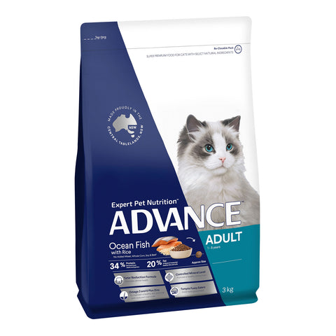 Advance Ocean Fish & Rice Adult Dry Cat Food 20kg