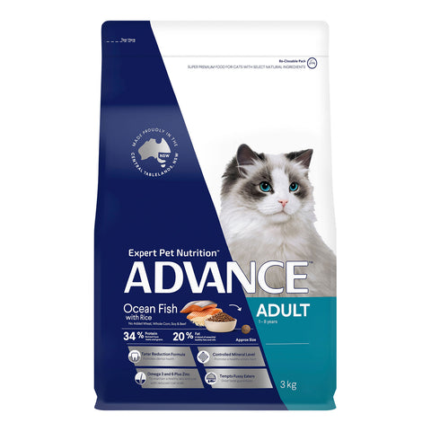 Advance Ocean Fish & Rice Adult Dry Cat Food 20kg