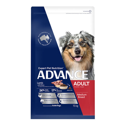 Advance Medium Breed Lamb & Rice Adult Dry Dog Food