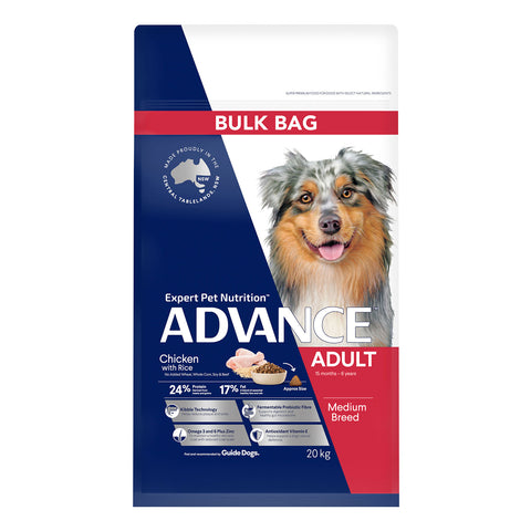 Advance Medium Chicken & Rice Breed Adult Dry Dog Food