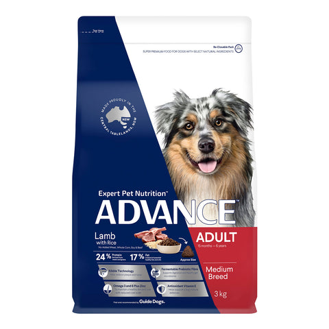 Advance Medium Breed Lamb & Rice Adult Dry Dog Food