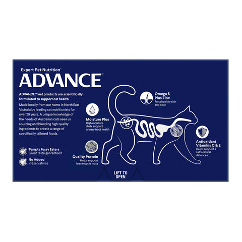 Advance Chicken & Salmon Medley Adult Wet Cat Food