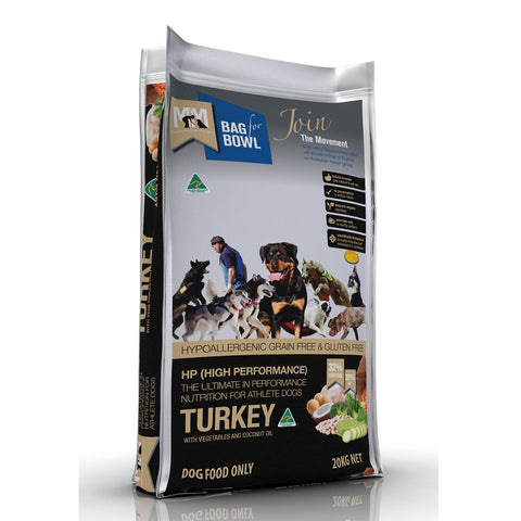 Meals for Mutts Grain Free High Performance Turkey Adult Dry Dog Food 20kg