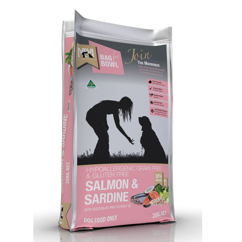 Meals for Mutts Grain Free Salmon & Sardine Adult Dry Dog Food 20kg