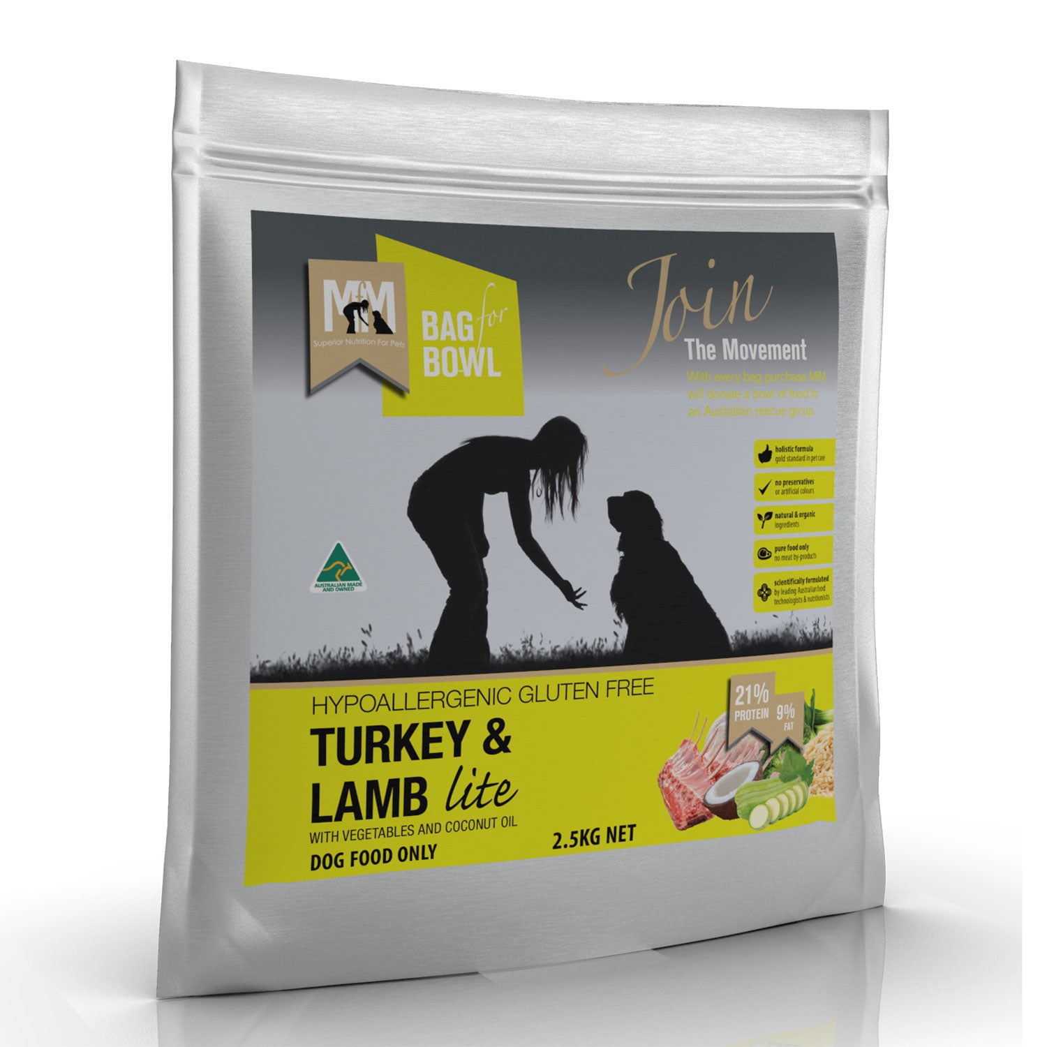 Meals for Mutts Lite Turkey Lamb Adult Dry Dog Food