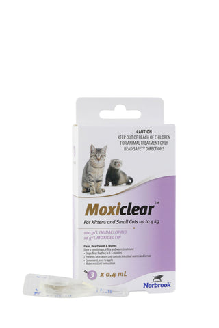 Moxiclear for Kittens & Small Cats Up To 4kg