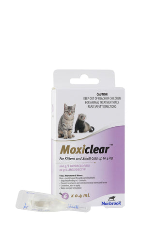 Moxiclear for Kittens & Small Cats Up To 4kg