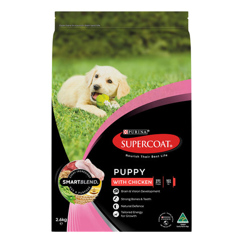 Supercoat Chicken Puppy Dry Dog Food 2.6kg