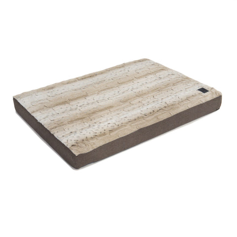 Superior Pet Goods Ortho Calming Mat Water Resistant Light Brindle Faux Fur