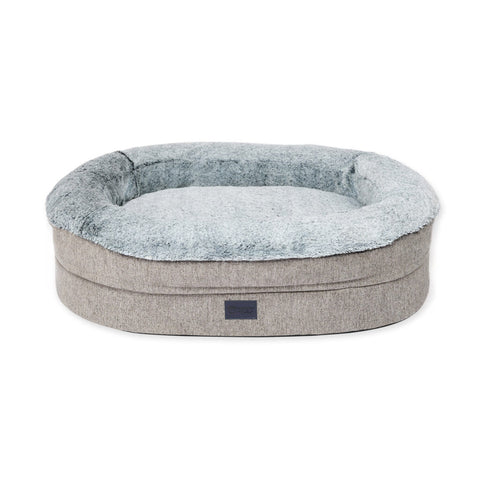 Superior Pet Goods Orthopaedic Memory Rest Bed Artic Faux Fur