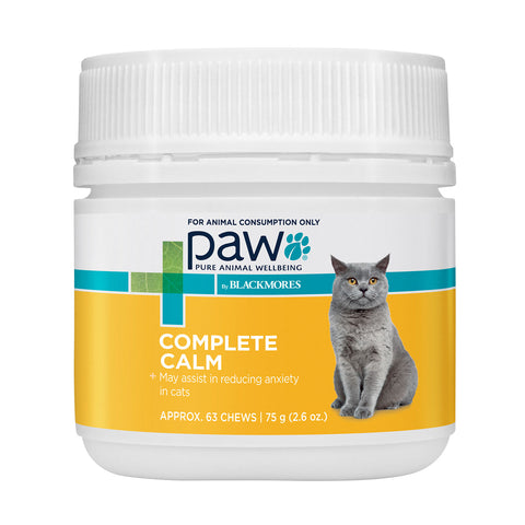 PAW Complete Calm Miultivitamin Cat Chews 75g 63pk