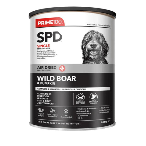Prime100 SPD Air Dried Wild Boar & Pumpkin Adult Dry Food