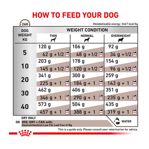 Royal Canin Veterinary Diet Gastrointestinal Low Fat Dry Dog Food 12kg