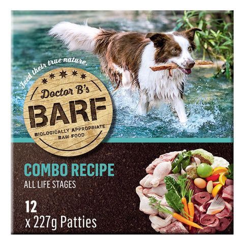 Doctor B's BARF Combo Raw Dog Food 2.72kg