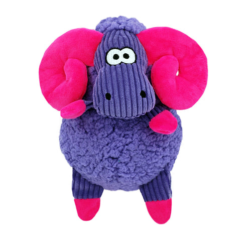 KONG Sherps Floofs Big Horn Dog Toy Medium