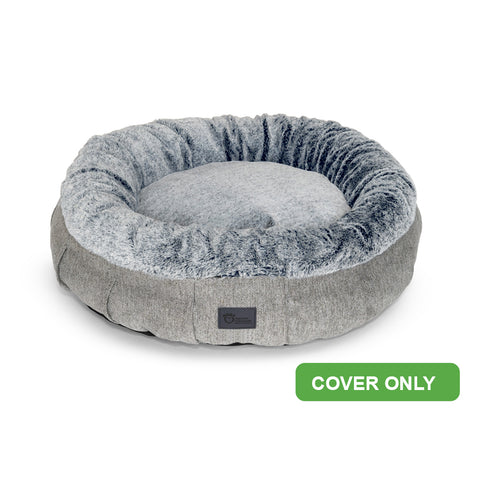 Superior Pet Goods Harley Dog Bed Replacement Cover Set Harlow Grey