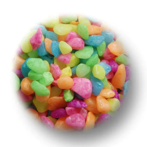 Showmaster Painted Fluro Multi Aquarium Gravel