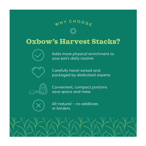 Oxbow Harvest Stacks Western Timothy Hay & Chamomile 922g