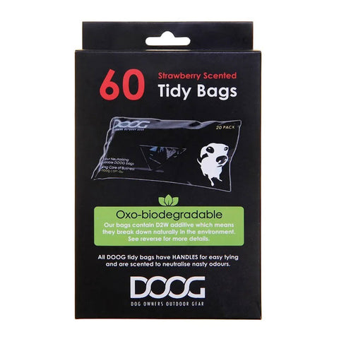 DOOG Biodegradable Poo Bags 3x20pk