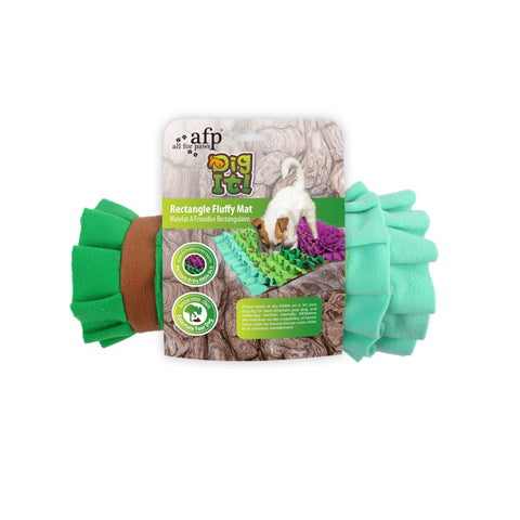 All For Paws Play and Treat Rectangle Fluffy Snuffle Mat