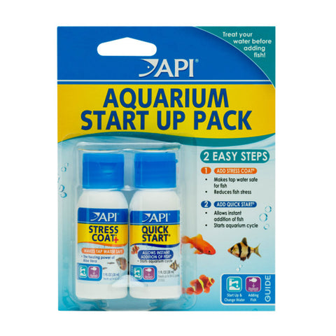 API Aquarium Start Up Pack Stress Coat & Start Up 30ml x2