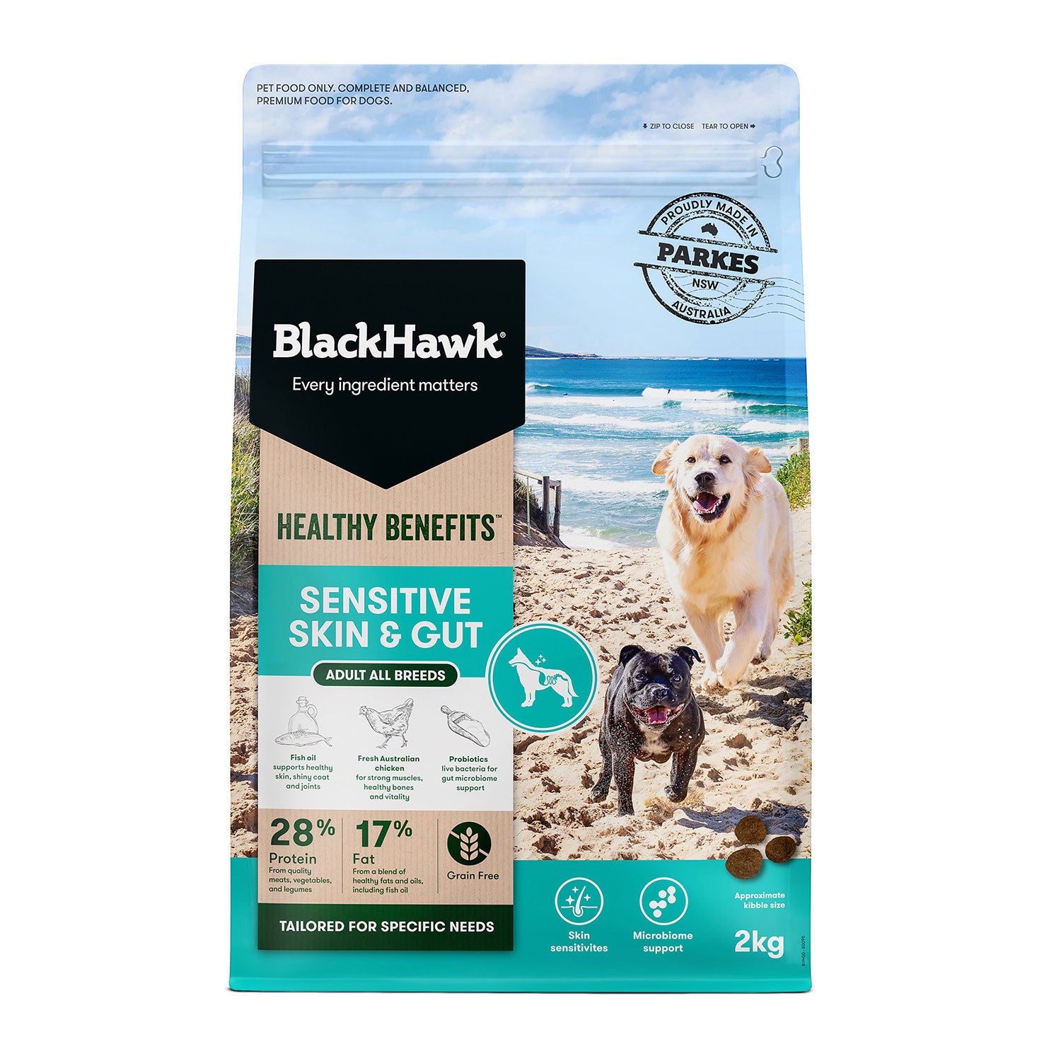 Black hawk puppy food deals