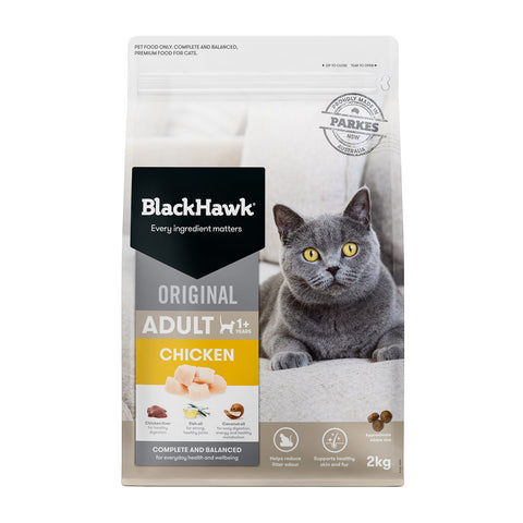 Black Hawk Chicken Adult Dry Cat Food 12kg
