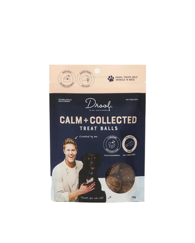 Drool By Dr Chris Brown Calm + Collected Salmon Dog Treats 110g