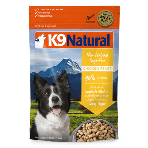 K9 Natural Grain-Free Freeze Dried NZ Chicken Feast Dry Dog Food 100g