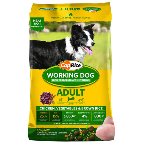 CopRice Working Dog Chicken Adult Dry Dog Food 20kg