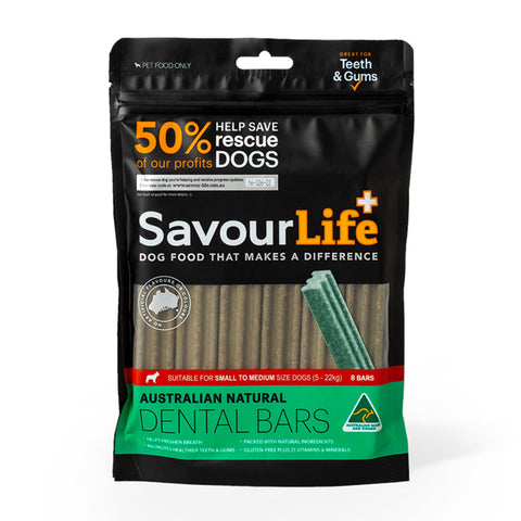 SavourLife Dental Bars Small to Medium Dogs 8 Pack
