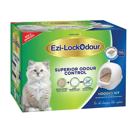 Ezi-LockOdour Dual Layer Hooded Cat Litter System