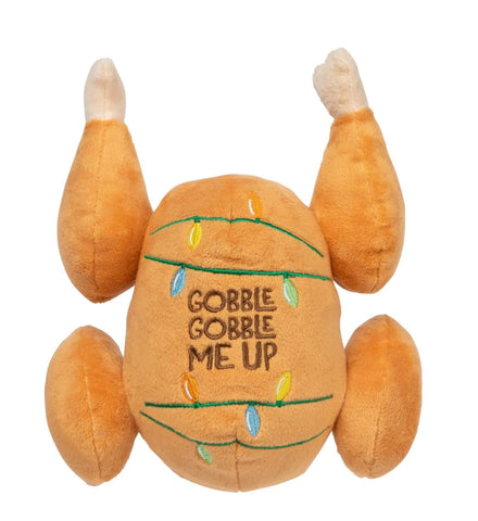 FuzzYard Christmas Gobble Gobble Me Up Turkey Dog Toy