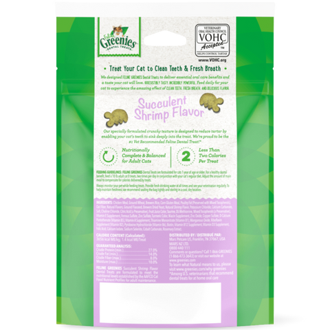 Greenies Succulent Shrimp Dental Cat Treat