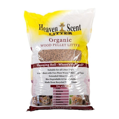 Heaven Scent Organic Wood Pellet Cat Litter