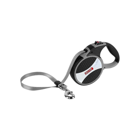 Kong Explore Retractable Leash Grey Large