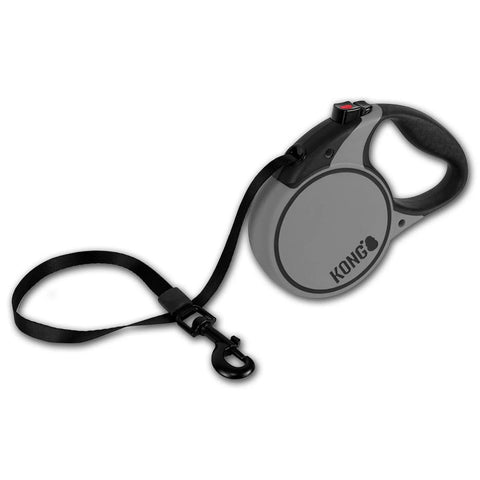 Kong Terrain Retractable Leash Grey