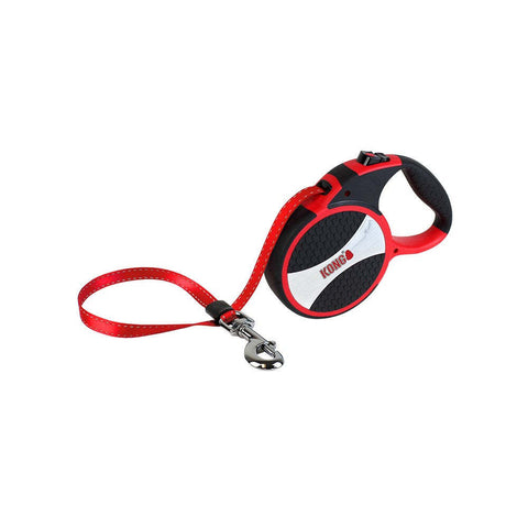 Kong Explore Retractable Leash Red Large