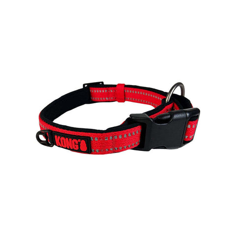 Kong Nylon Dog Collar Red