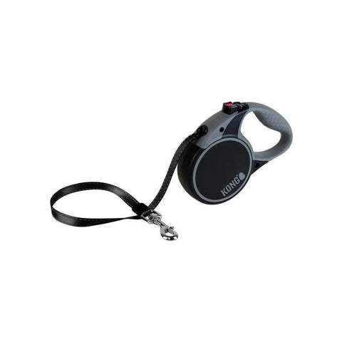 Kong Trail Retractable Leash Black