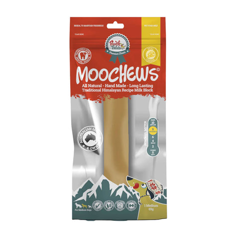 Pooch Treats Moo Chews Long Last Dog Chew Medium 1 Pack