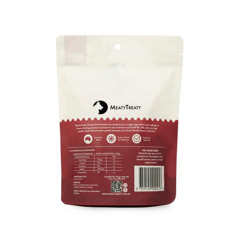 Meaty Treaty Freeze Dried Venison Dog & Cat Treats 70g